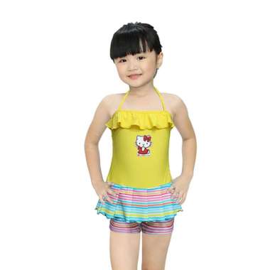 Lasona Kids Swimsuit Baju Renang Rok Anak Perempuan TRDP-D3231J-L01913 XS Rainbow