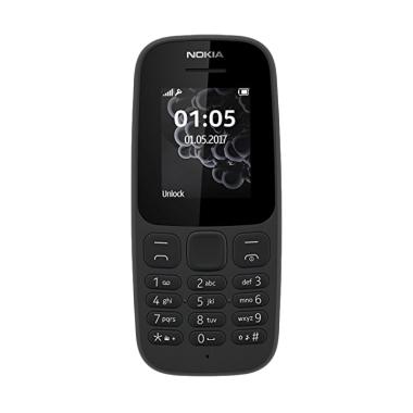 Nokia 105 DS 2017 Handphone - Black