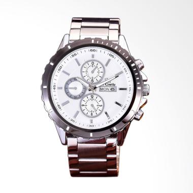 Saint Costie Stainless Stell Jam Tangan Pria - Silver White Sc-5320G-SW