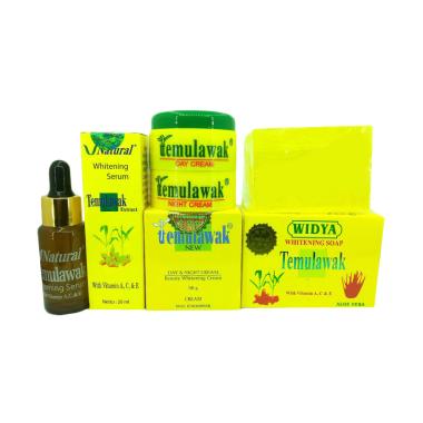 Temulawak Paket Cream Siang & Malam Plus Serum Dan Sabun