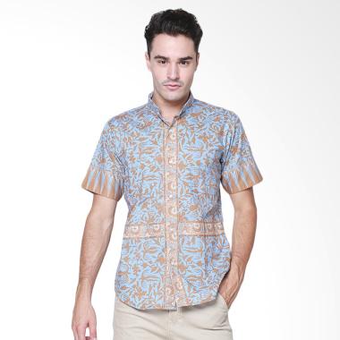 Days by Danarhadi Men Lung Segoro D ... al Baju Batik Pria - Blue