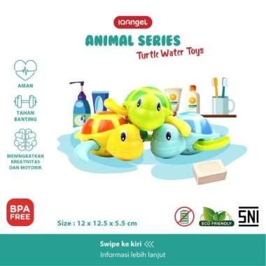 IQ Angel Turtle Water Toys Green Green