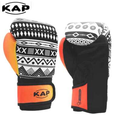 Sarung Tinju glove tinju boxing mma KAP 1070 motif putih 10 Oz