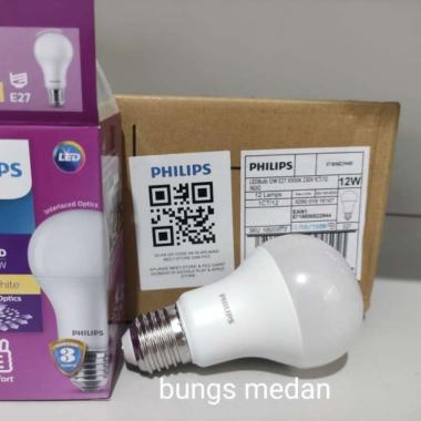 Lampu LED Philips 12W KUNING 12 WATT 12Watt BULB LEDBULB WW WARM WHITE