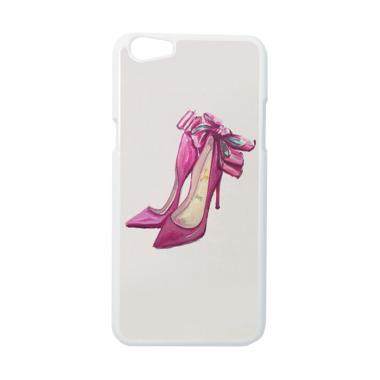 HEAVENCASE Motif Girl Cewe Cewek 11 Hardcase Casing for Oppo F3 - Putih