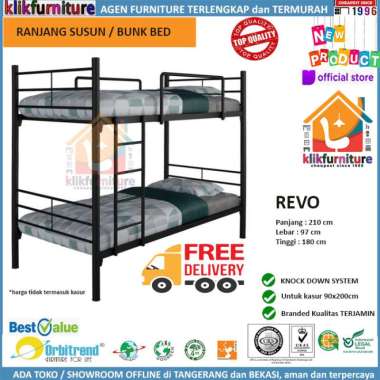 Ranjang Susun Ranjang Tingkat Besi REVO Orbitrend