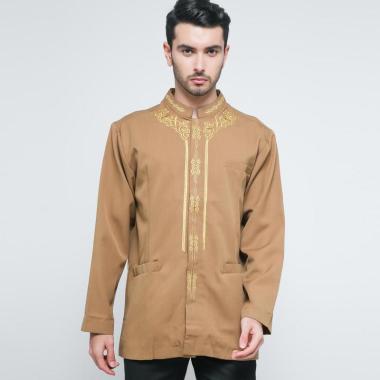 Batik Arjunaweda Jasko Rantai S Baju Koko Pria - Mustard [97352040] mustard L