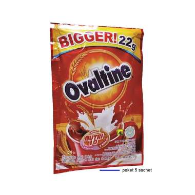 Ovaltine Chocolate Malt DRINK NUTRI10 - PAKET 5 SACHET