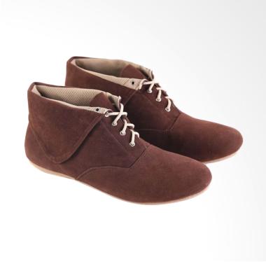 Garsel L532 Fashionable Casual Shoes Woman Synthetic - Brown
