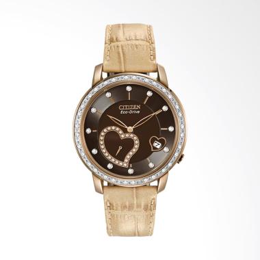Citizen EV1003-09X Women Diamond Ec ... Jam Tangan Wanita - Brown