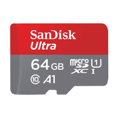 Sandisk Ultra SDSQUAR-064G-GN6MA MicroSD Memory Card [64GB/ 100Mbps] -
