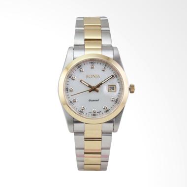 Bonia Jam Tangan Pria - Silver Gold B979-1156