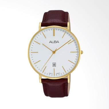 Alba AG8H16X1 Jam Tangan Analog Pria Leather Strap