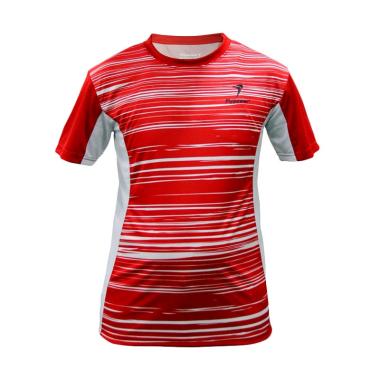 Flypower Rinjani 3 Kaos Badminton Pria - Red