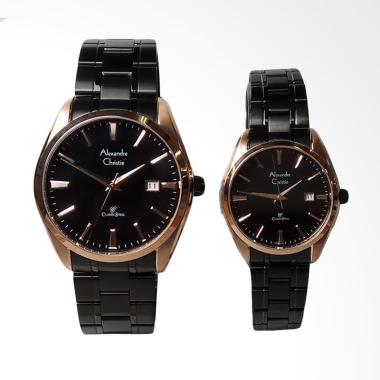 Alexandre Christie Classic Stainles ... lack Rosegold AC8515MD/LD