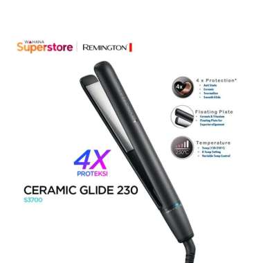 #GARANSIRESMI REMINGTON S3700 Ceramic Glide Straightener BLACk BLACk