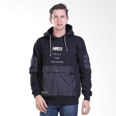 Sognoleather Outwear Male Thunder Star Hoodie Jacket Pria [H 2115]