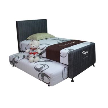 The Luxe Finesse 2in1 Set Mattress - Grey [Full Set/ 100 x 200 cm]