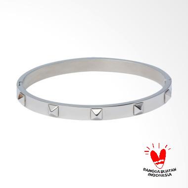 Magna Official Clavum Bangle Bracelet Gelang - White Gold