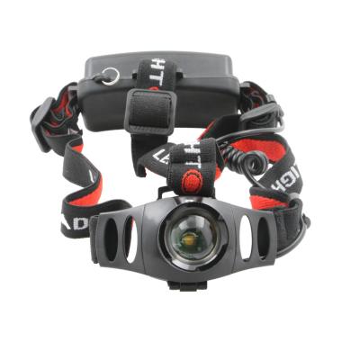 Olala High Power Cree LED Police Q2-6523 Zoom Fokus Senter Kepala