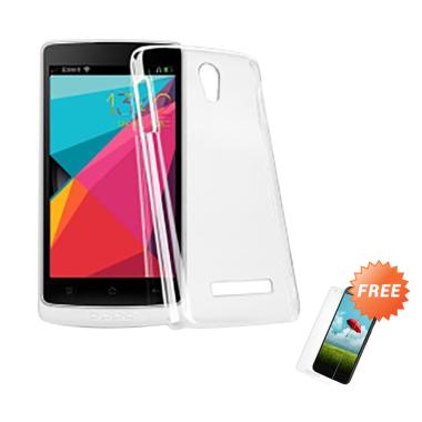 OEM Crystal Hardcase Casing for Opp ... ear + Free Tempered Glass