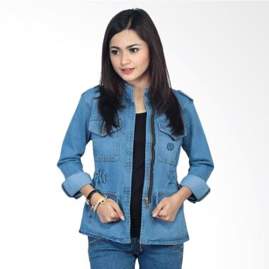 Raindoz RNU105 Denim Jeans Jaket Wanita - Biru