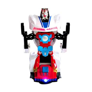 China Brand 2 in 1 Transform Robot Races Car Mainan Mobil