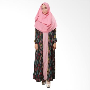 SOFEYA Zahira Syar'i Gamis Ibu Menyusui - Black