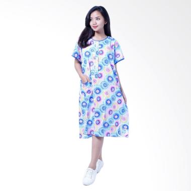 Mama Hamil DS 407 Matahari Cantik Baju Daster Hamil - Biru Mama Hamil DS 407 Matahari Cantik Baju Daster Hamil - Biru