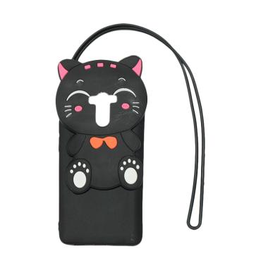 QCF Softcase 4D Silikon Case 4D Kar ... or Xiaomi Redmi 4 - Black