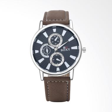 SOXY Top Brand Luxury Watch Men's F ... Pria - Silver [SOXY0048H]