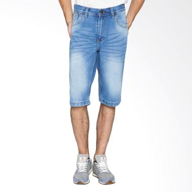 2Nd RED 151635 Short Pants Denim FS Biru Muda