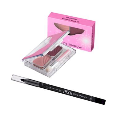 PIXY Line and Shadow Black + Eyeshadow Romantic Poem 01