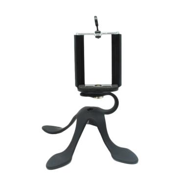 Gekkopod Tripod Kaki Cicak untuk Smartphone With Clamp Size XL - Black