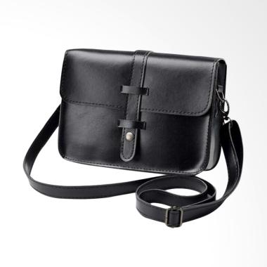 Lansdeal Messenger Bags Vintage Pur ... y Women Sling Bag - Black