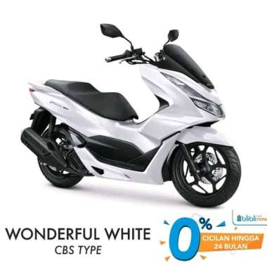 INDENT - Honda All New PCX 160 CBS Sepeda Motor [VIN 2023- OTR Jabodetabek] No Wonderful White Bogor