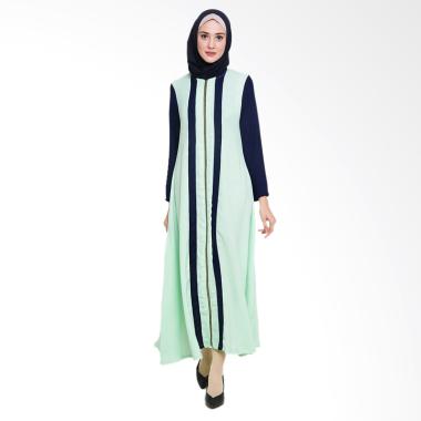 Allev Muhsinah Abaya Gamis - Hijau Navy