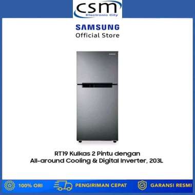 Samsung RT19M300BGS-SE Kulkas [2 Pintu] Abu