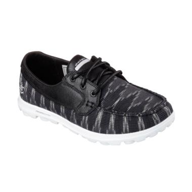 Skechers On The Go Boat Shoes Sepat ... Wanita - Black [13837BKW]