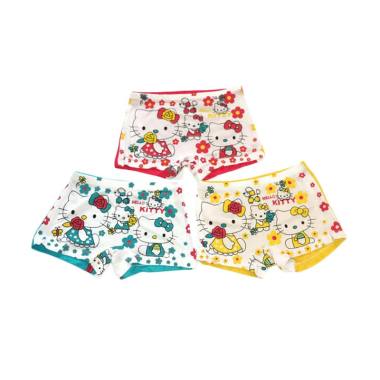 ARTHUR & AIMEE HelloKitty Bunga Celana Dalam Boxer Anak Perempuan