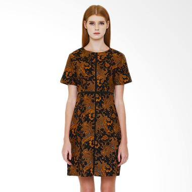 Asana Turangga Woman Dress Batik - Black