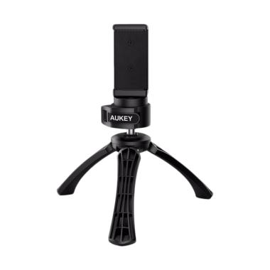AUKEY CP-T01 Mini Tripod with Smartphone Mount Holder - Hitam