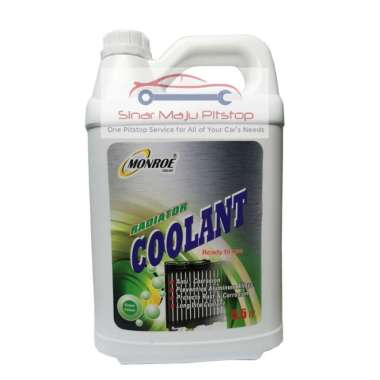MONROE Radiator Coolant 5.5 Liter - Air Radiator Mobil - Cairan Pendingin Radiator Warna HIJAU