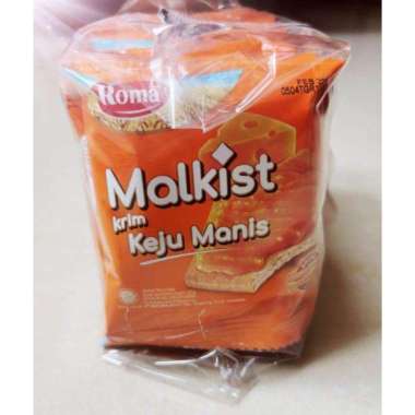 Roma Malkist Keju Manis [23gr/10pcs/renceng]