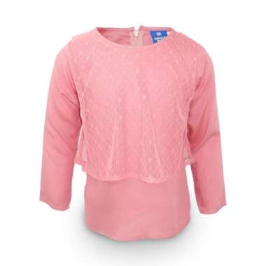 Short Sleeve Shirt / Kemeja Anak Perempuan / Daisy Duck Girly 4 pink