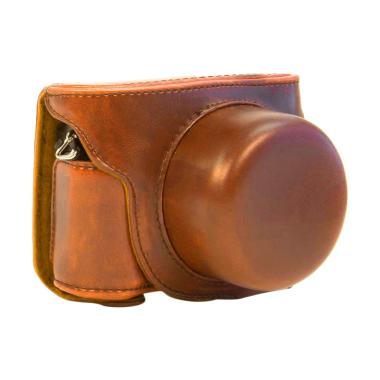 Nikon Leather Case for Kamera Mirrorless 1 J5 - Coklat Muda