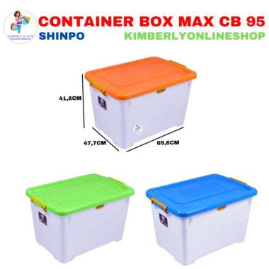 Shinpo CB 95 Kontainer Box Tempat Penyimpanan Blue