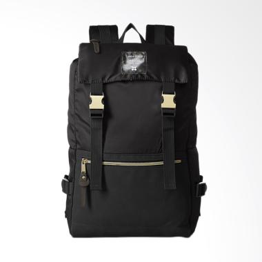 Anello HD Nylon Casual Multifungsi Tas Ransel - Black