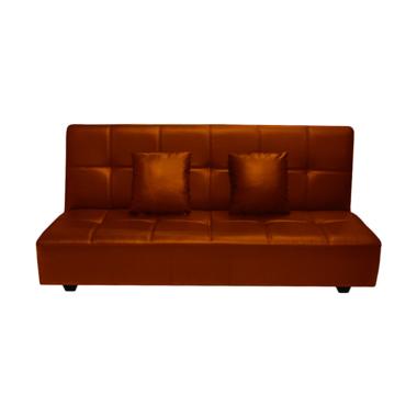 FCENTER Dahlia Sofa Bed - Dark Brown Pulau Jawa*)