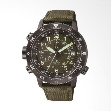 Citizen Jam Tangan Pria - Hijau [BN4045-12X]